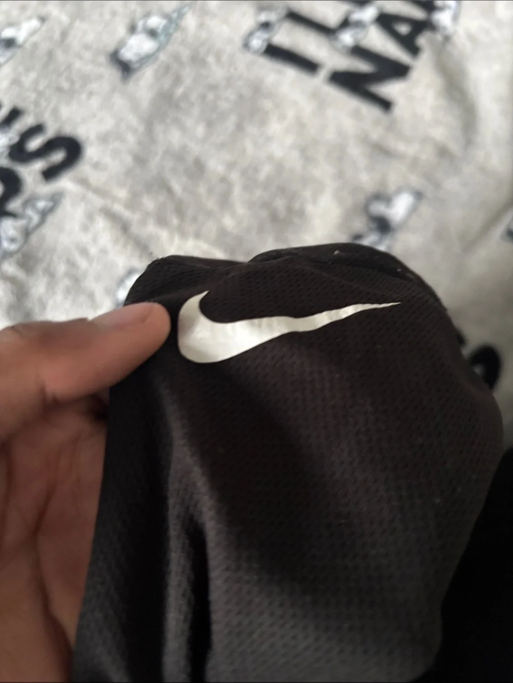 Nike Black Athletic Pet Hoodie with White Swoosh